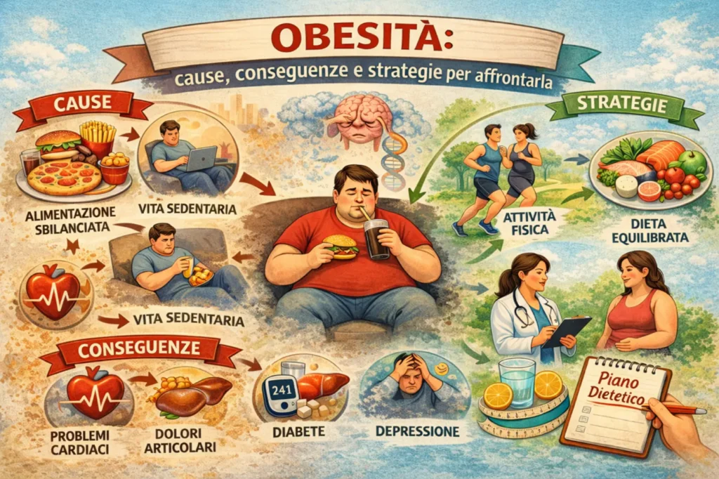 Obesità cause conseguenze e strategie per affrontarla 2